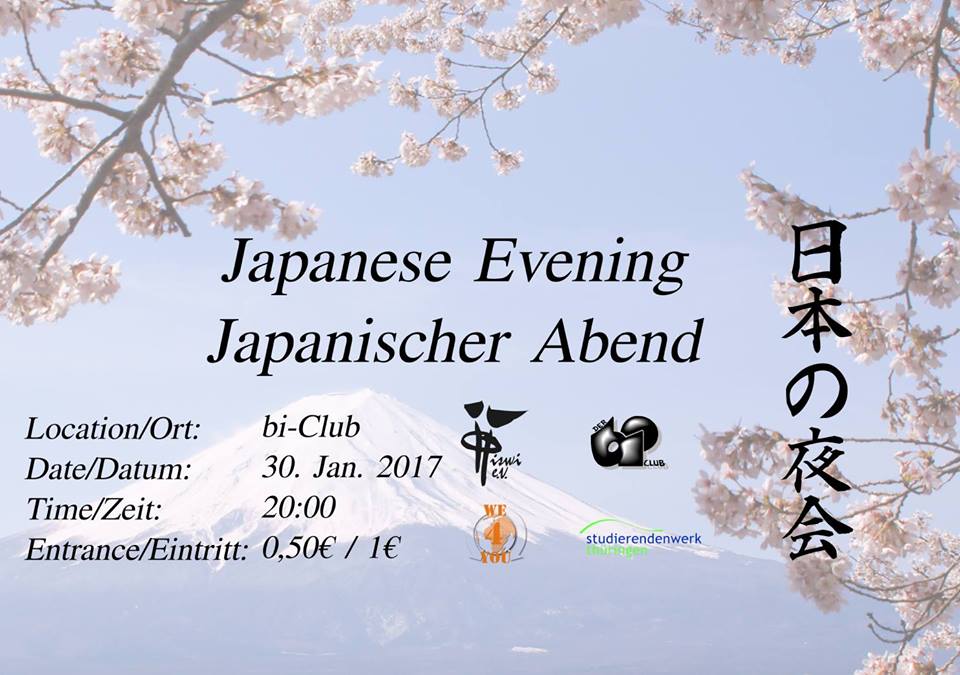 Interkultureller Abend Japan, 30. Januar